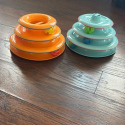 Cat interactive toy tower 