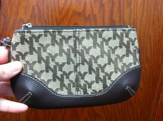 Brown New York & company wristlet! In good condition!