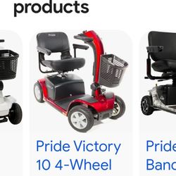 pride electric scooter 