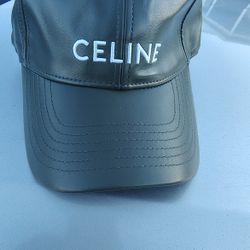 Green Leather Baseball Cap