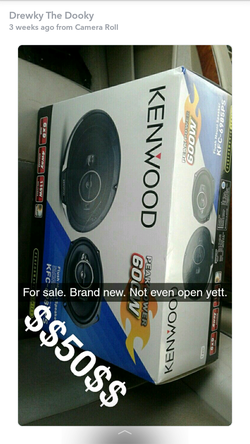 Kenwood 600w car speakers