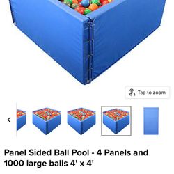 Ball pit for kids 