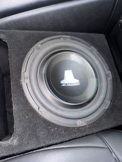 10’ jl audio sub with box