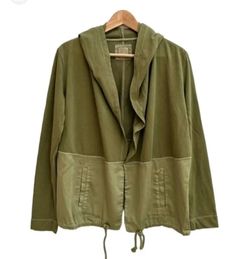 Anthropologie olive green blazer XL
