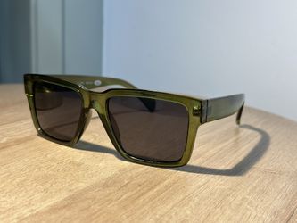Green And Black Sunglasses 