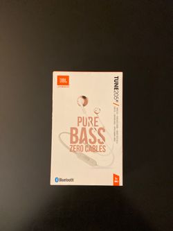 Wireless earbuds, JBL Tune 205 BT