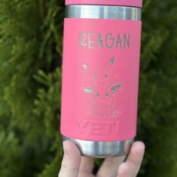 Custom Engraved Toddler Yeti Cups 12oz