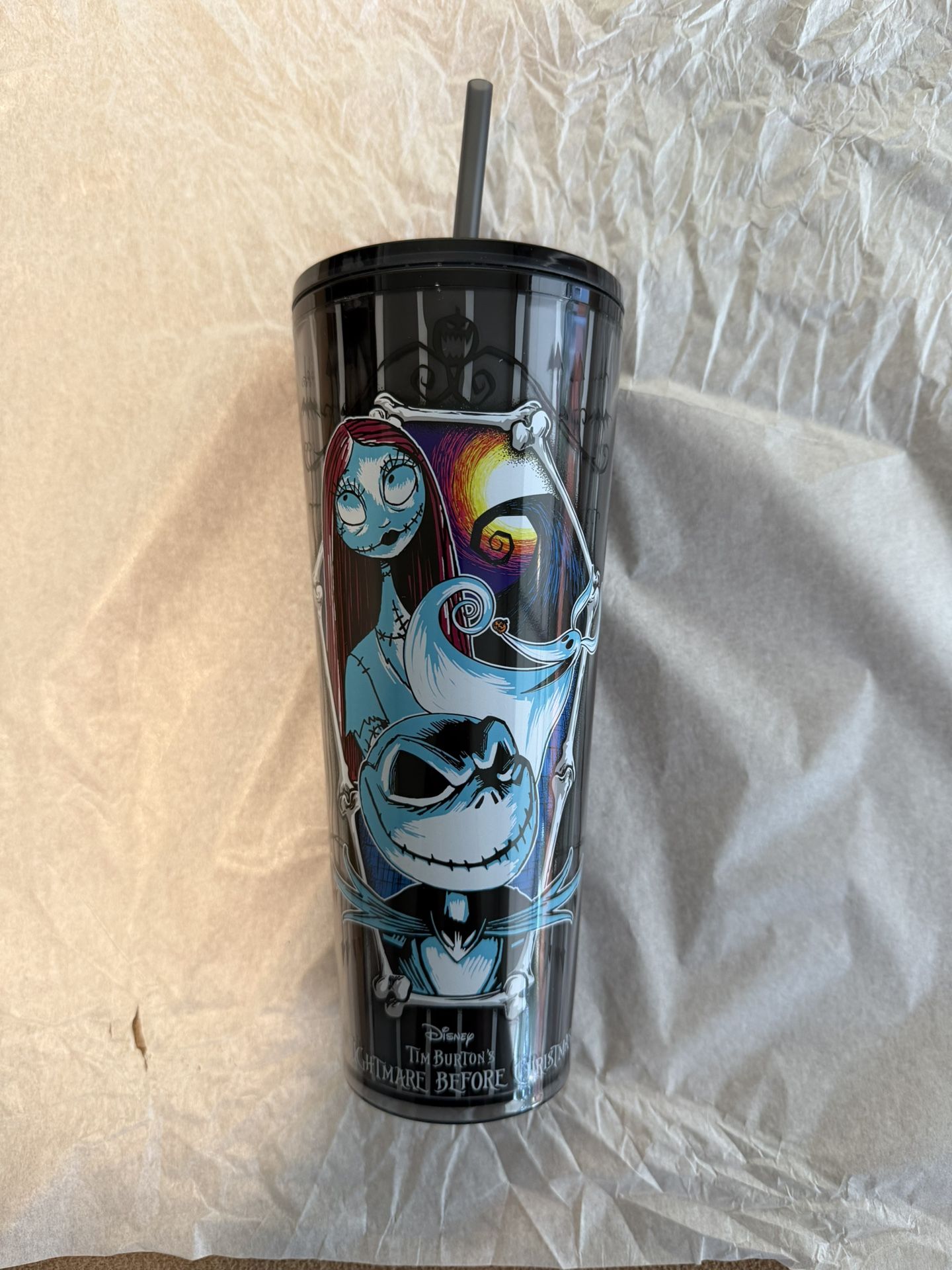   Brand new The Nightmare Before Christmas Starbucks Tumbler 2025 edition.