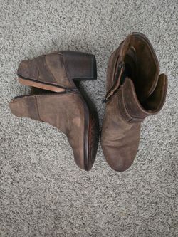 Rustic Brown Ankle Boots (B.O.C Brand) size 10