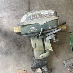 Old 25hp Johnson Motor