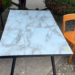 Marble Glass Table