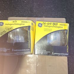 (2) GE H5006 Halogen Headlamps 12V  2CI  3 Prong
