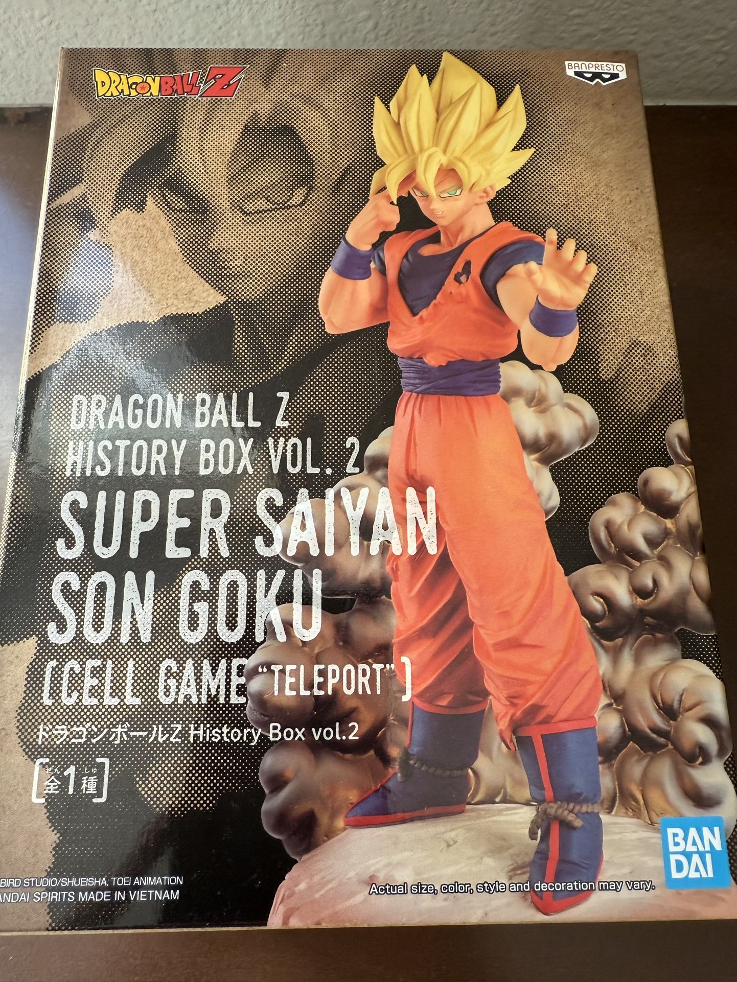 Banpresto Bandai - Dragon Ball Z History Box Vol .2 Super Saiyan Goku Statue