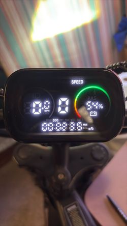 Electric Bike LCD Display Speedometer