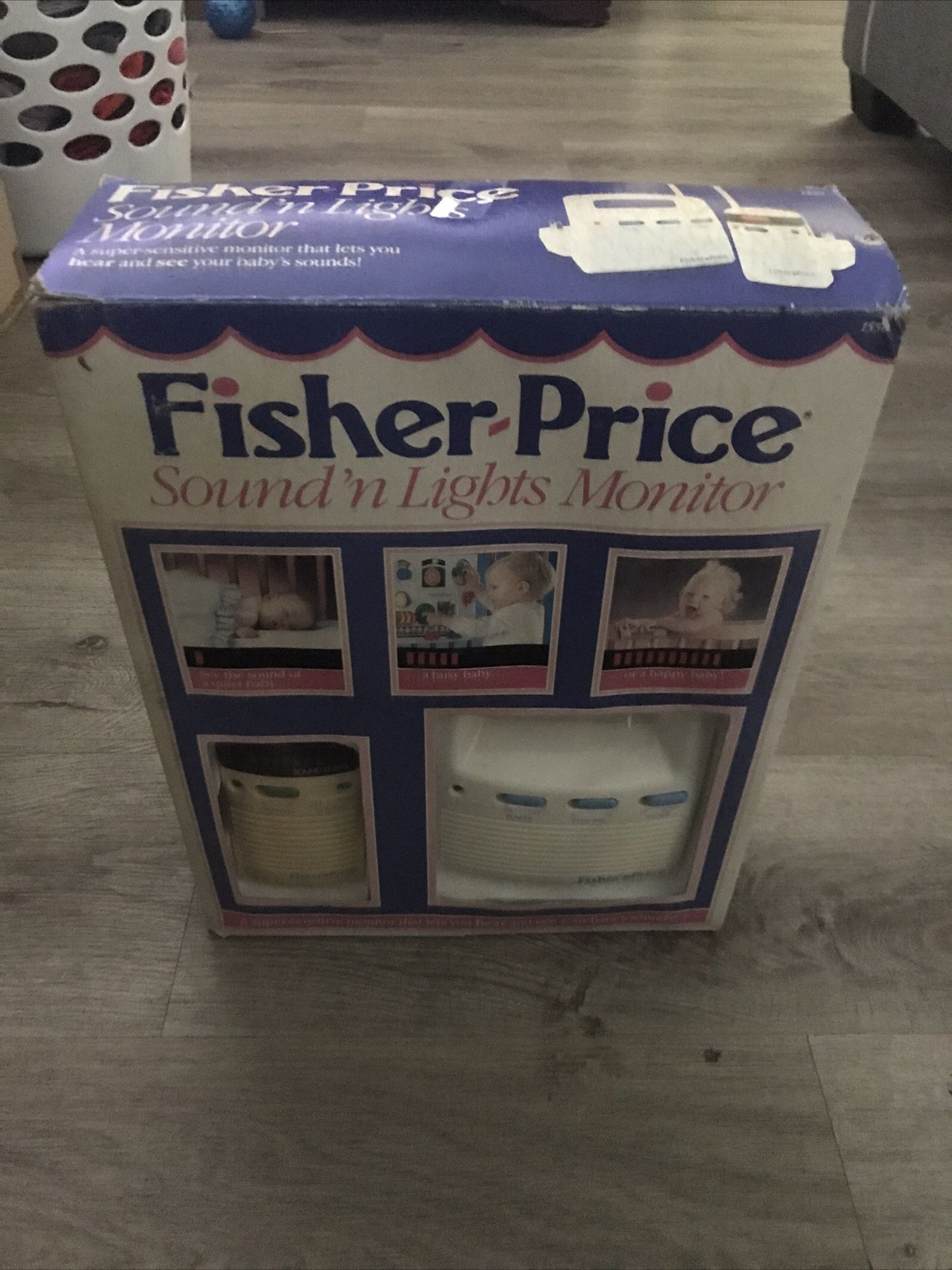 Vintage-Fisher Price Sound N Lights Monitor 
