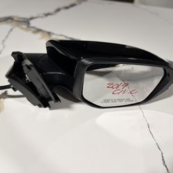2019 Honda Civic Passenger Side Mirror