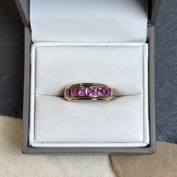 925 Sterling Silver Vermeil Ring 