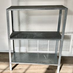Galvanized steel shelf