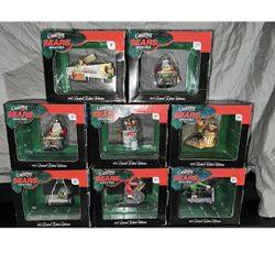 8 CHRISTMAS AT SEARS MINIATURE TOOLS ELVES BEARS 1995 LIMITED EDITION ORNAMENTS