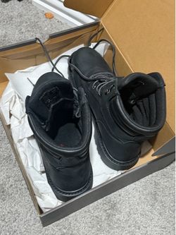 Steel toe boots