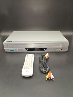 Zenith VCR/DVD Player, with Remote and cable.  Works fine!