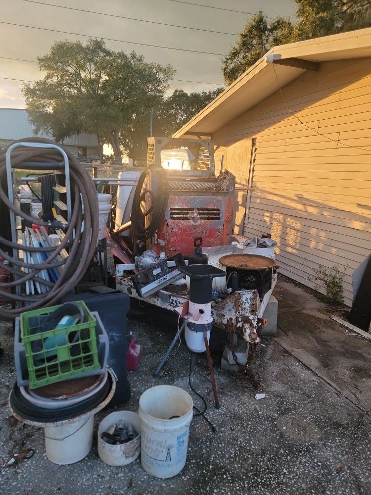 Bobcat And Trailer