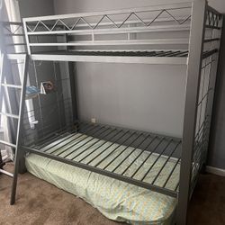 Metal Twin Size Bunk Bed