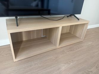 BESTÅ TV unit, white stained oak effect, 47 1/4x15 3/4x15 "