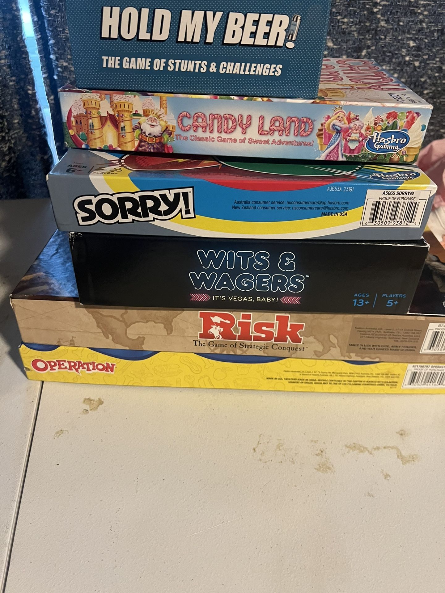 Set Of 6 Kids Board Games