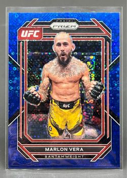 2023 UFC Panini Prizm Marlon “Chito” Vera Blue Disco /25 Card
