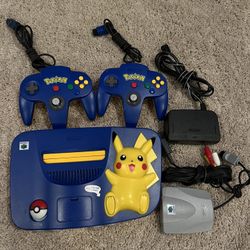 Nintendo 64 Pikachu Special Edition System Console