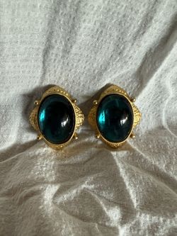 Vintage Yves Saint Laurent Clip-On Earrings