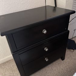 Dark Brown Nightstand 