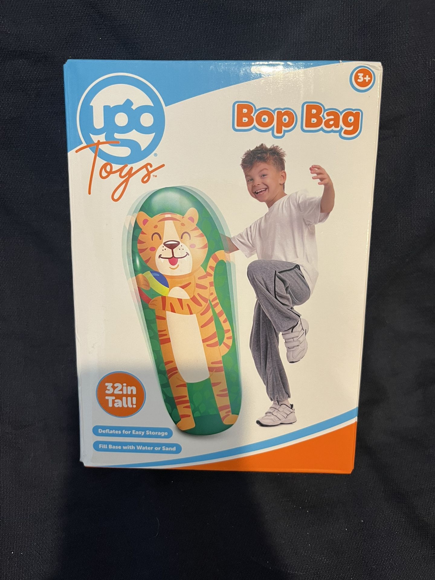 Bop Bag- 32” Tiger Knockover Toy Kids Punching Bag New