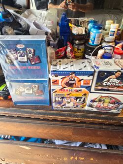 Sports cards new in box