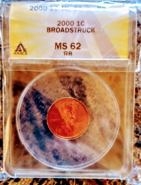 1 Cent Error Broadstruck