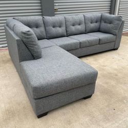 Spacious L-Shape Sectional Sofa with Left Chaise — Ashley HomeStores Comfort