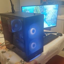 Gaming PC With Monitor