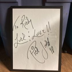 Rick James Autograph