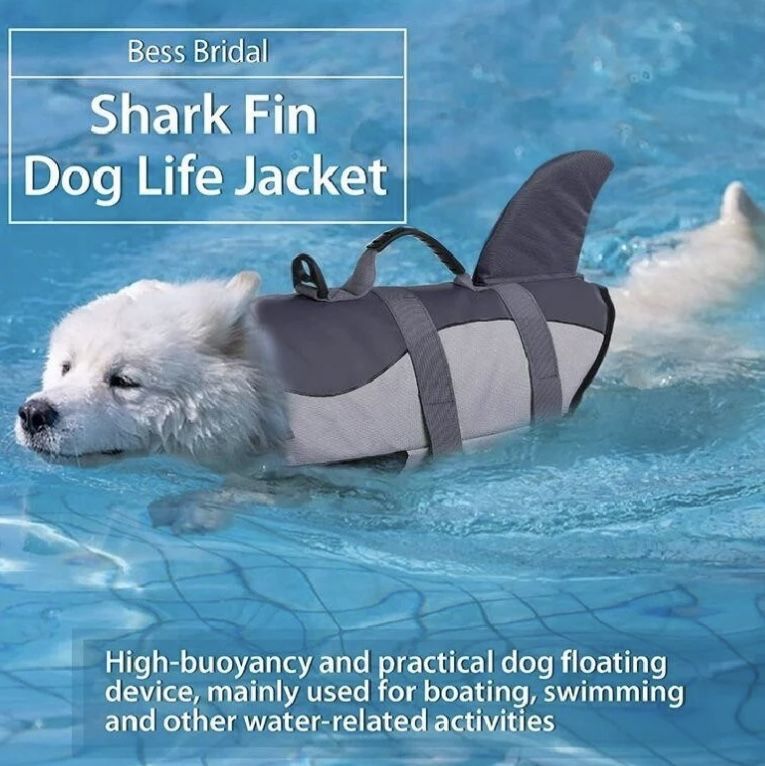 DOG Life jackets / Vests for dogs Two Different Styles. Shark Tail Or Mermaid Tail