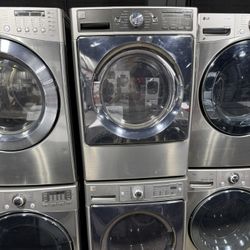 Kenmore Stainless Steel Front Load Washer And Gas Dryer Set 