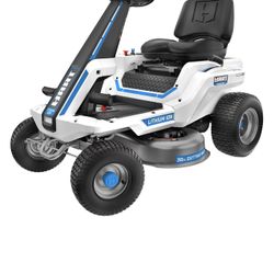 HART 80-Volt 30-inch Deck Lithium-Ion Riding Lawn Mower Kit, (1) Super Charger