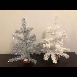 2 New Christmas trees, $5 each