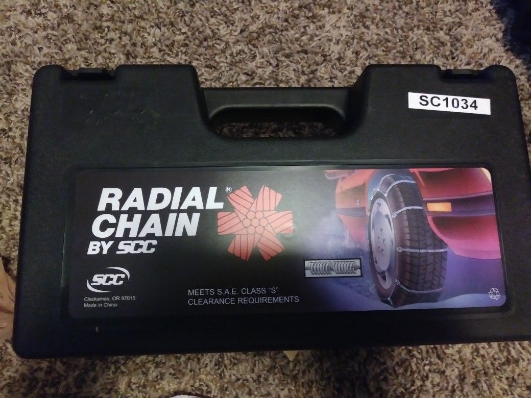 Radial Chain by SCC - sc1034 (Brand new/Unopened Radial Chain Cable Traction Tire Snow Chains)