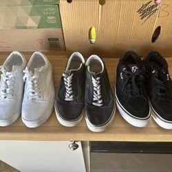 Men’s Vans Shoes US  12 And 11.5, $19 Each Pair