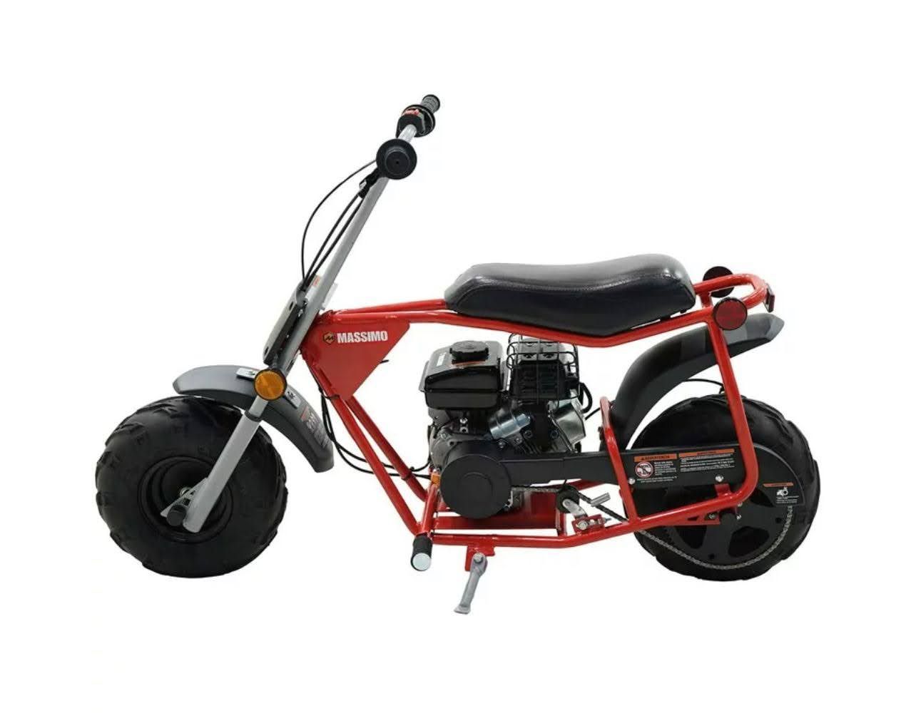 Massimo MB100 Red Mini-bike 79cc Single Stroke Engine