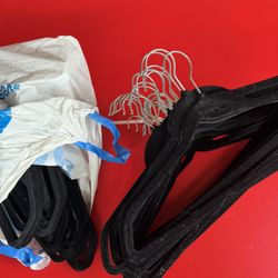 Black Velvet Hangers 