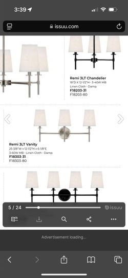 Vanity Wall Light Lamp - Satin Nickel - Fabric shades