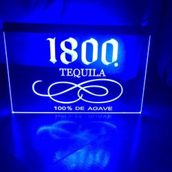 1800 TEQUILA LED NEON LIGHT SIGN 8x12