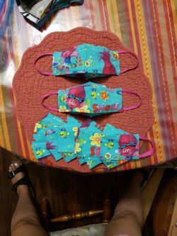 Trolls Poppy Kids Face Masks